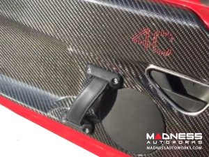 Alfa Romeo 4C Interior Door Handle Trim Set - Carbon Fiber